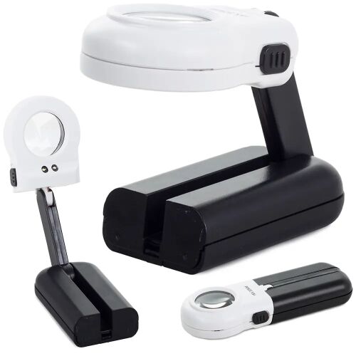 Colaj cu Lupă de citit cu LED, mărire 16x