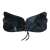 Black strapless push up bra with adjustable lace up front, invisible under clothing