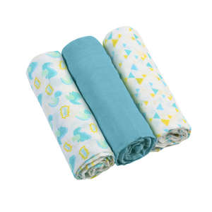 BabyOno színes Textil pelenka 3db #kék 30255408 Textil pelenkák - Fiú