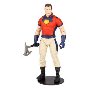 McFarlane Toys Suicide Squad Peacemaker álarc nélküli akciófigura baltával - McFarlane