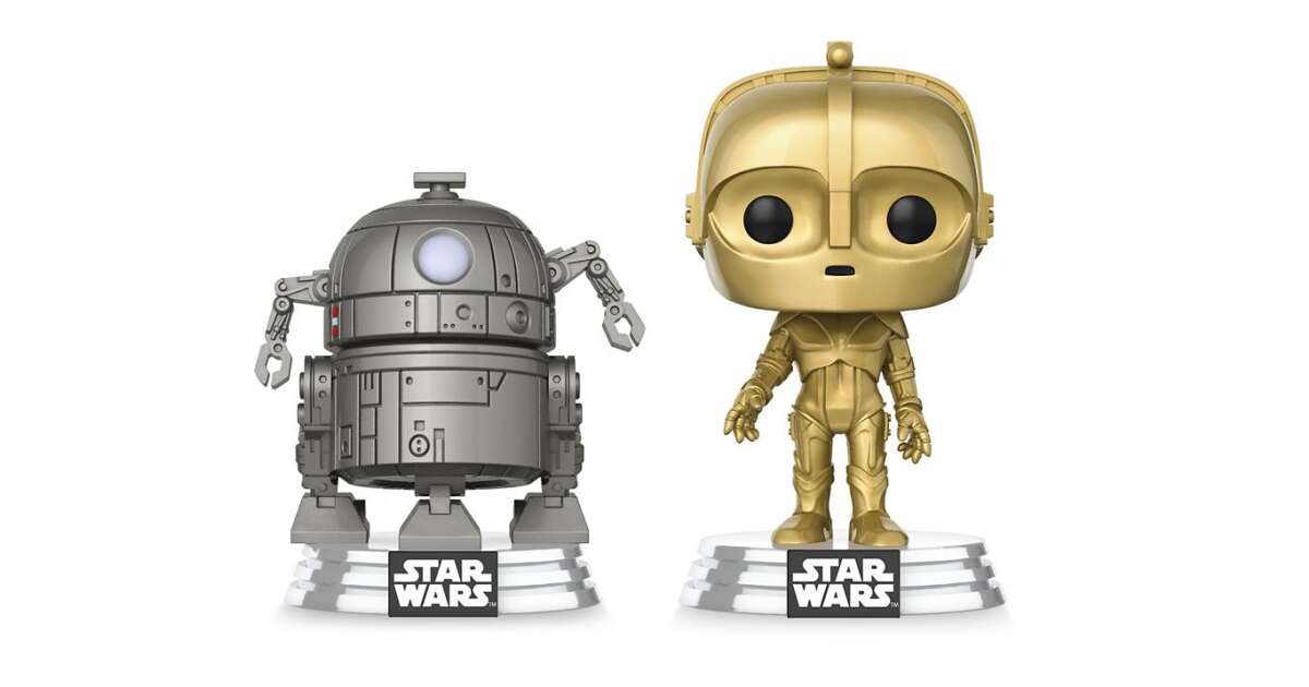 Figurine Star Wars R2-D2 & C-3PO Concept R. McQuarrie 30ème Anniversaire - Hasbro 2007, Rare