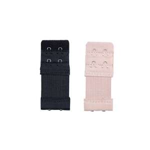 Black and beige bra extender, 3 hook bra extender, bra extender for tight bras - Fashion & Clothing