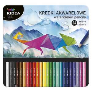 Kidea 24 darabos Aquarell Színes Ceruzakészlet fémdobozban - Színes ceruza