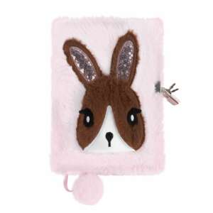 Nyuszis napló kulccsal, plüss, 15x22cm, Kidea 111063482 - Napló