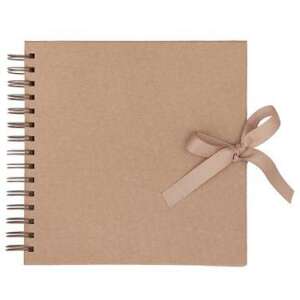 Scrapbook, napló, 20x20cm, 40 lapos, barna 111063647 - Napló