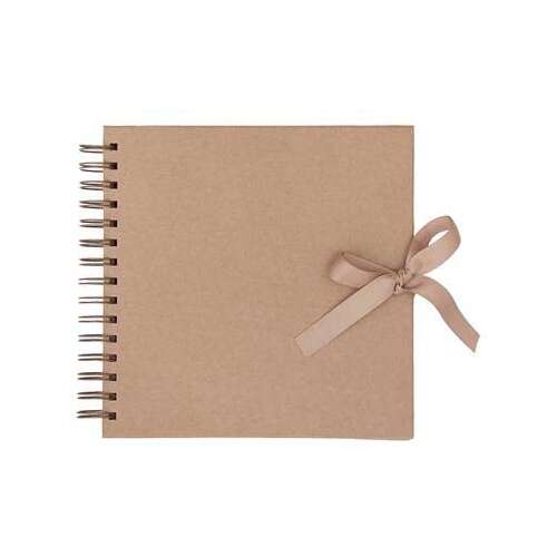 Scrapbook, napló, 20x20cm, 40 lapos, barna 111063647