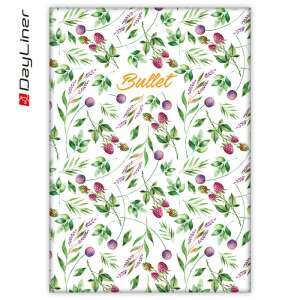 Dayliner Colors Bullet Journal, pontrácsos napló, notesz A/5, Berries 111063797 - Napló