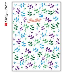 Dayliner Colors Bullet Journal, pontrácsos napló, notesz A/5, Plant 111063799 - Napló
