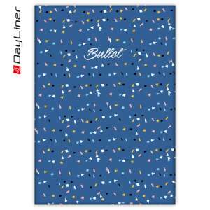 Dayliner Colors Bullet Journal, pontrácsos napló, notesz A/5, Sky 111063800 - Napló