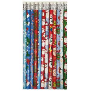 Karácsonyi témájú HB grafitceruzák radírral - Grafitceruza