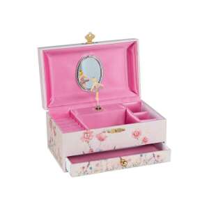 Goki zenedoboz, balerina virágok, rózsaszín 111059801 - Goki