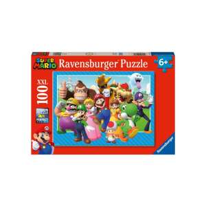 Ravensburger Super Mario XXL Puzzle, 100 darabos, Mario és barátai - Ravensburger