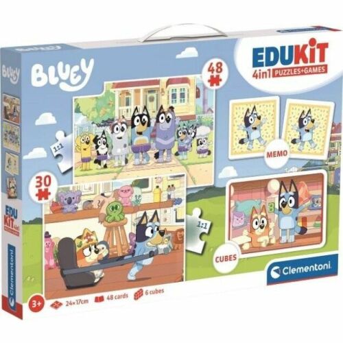 Clementoni Edukit 4in1 Bluey 169325744 - Puzzle