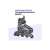 HUDORA Leon Inline korcsolya kék/fekete, 37-40 méret 111062465