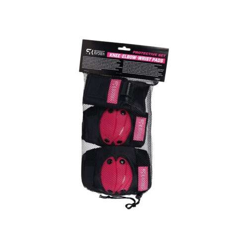 Street Rider védőkészlet M - rózsaszín, 6 db. 111062601