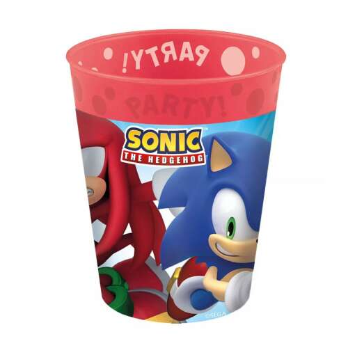 Sonic the Hedgehog Plastikbecher, 250ml, Kinderparty-Geschenk