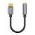 Baseus L54 audio adapter Type C / 3,5mm Jack elosztó CATL54-0G fekete / szürke 39759734