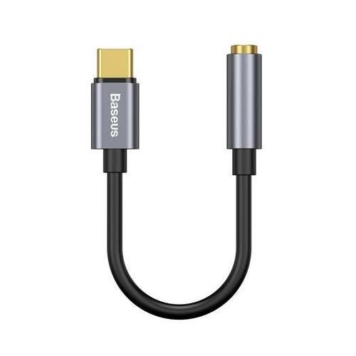 Baseus L54 Type-C - 3,5 mm-es audio adapter, szürke - Jack átalakító