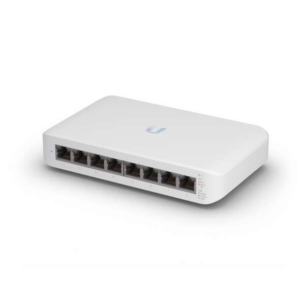 UBiQUiTi USW-LITE-8-POE Switch 8x1000Mbps (4xPOE+), Menedzselhető...