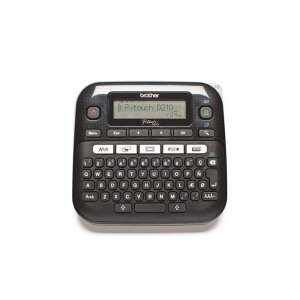 Brother P-touch D210 label printer with QWERTY keyboard - Brother Label Maker and Tape