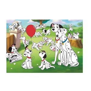 Disney 101 Dalmatiner Maxi-Puzzle, 24 Teile, Clementoni SuperColor Kollektion, ab 4 Jahren - Puzzle & Rätsel