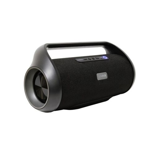 Szögletes nézet a Vivax BS-261 Bluetooth hangszóróról basszus radiátorral