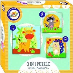 Toy Universe OVIS Puzzle 3 in 1 kleine Tiere