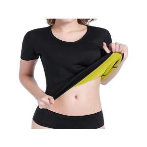 Tricou fitness din neopren cu mânecă scurtă pentru femei, mărimea M - Sport și agrement