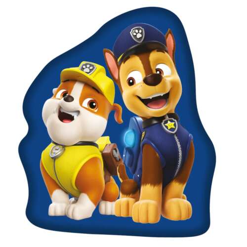 Perna decorativa Paw Patrol Chase și Rubble, albastră