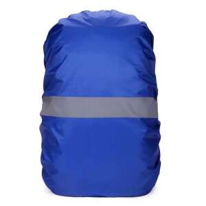 Bringamax kék vízálló hátizsák huzat fényvisszaverő csíkkal, S méret - Vízálló táska