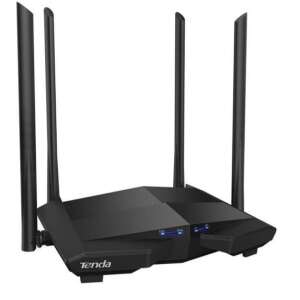 Router Tenda AC6 1200 Mgb/s , Gaming si UHD streaming , 4 antene 5G , wireless puternic  , dual-band, negru 111149364