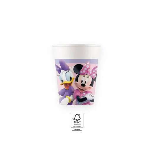 Disney Minnie Junior papírpohár, 200ml, Minnie egérrel és Daisy kacsával