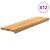 vidaXL világosbarna tömör tölgyfa lépcsőfok, 100x30x2 cm, 12 darabos szett