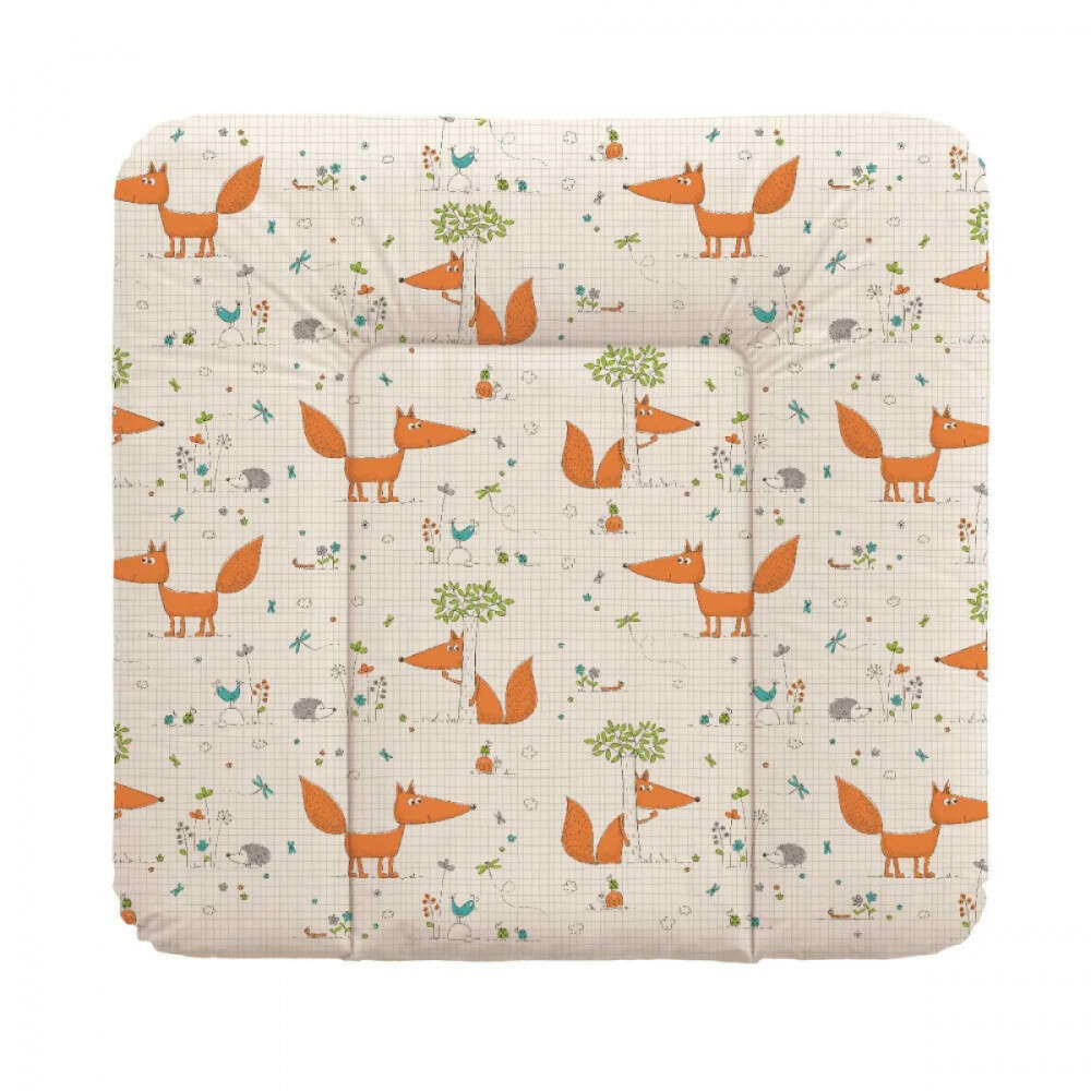Puha Pelenkázó lap 70x75cm - Róka - bézs