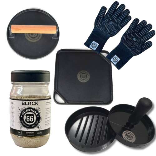 Smash burger csomag kis vaslappal