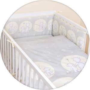 Ceba Baby 5 részes Babaágynemű - Maci #szürke 30305625