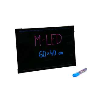 Thunder Germany LB-60PR Írható LED reklám tábla, PRO (60&#215;40 cm) + 1 db filc 111295225 - Marker