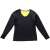 Front view of a women's long-sleeved neoprene fitness shirt
