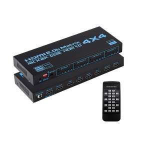 Thunder - 4x4 HDMI Mátrixkapcsoló - 4K@60Hz 111295451 - Thunder