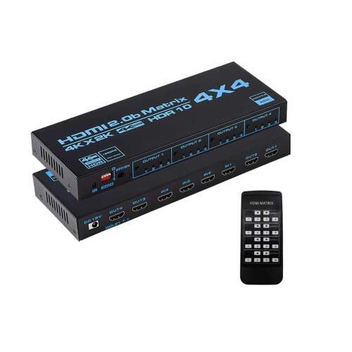 Thunder - 4x4 HDMI Mátrixkapcsoló - 4K@60Hz 111295451