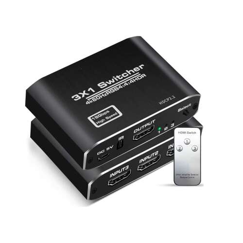 Thunder SWI-320, 3&#215;1 4K HDMI kapcsoló + távirányító 111295767