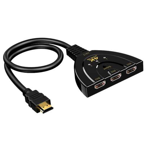 Thunder SWI-311, 3&#215;1 4K HDMI kapcsoló, (rövid kábel) 111295781