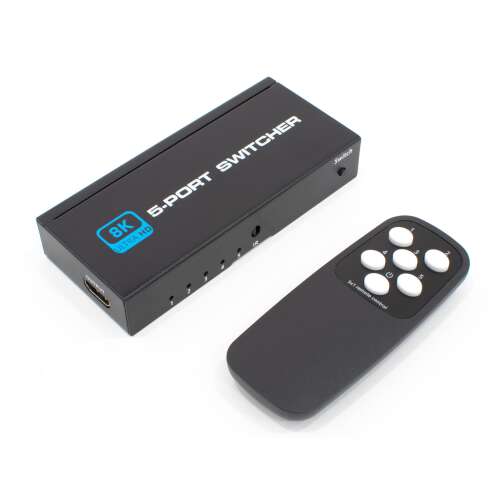 Thunder SWI-501-8K, 5&#215;1 8K@60Hz HDMI kapcsoló + Távirányító 111295860