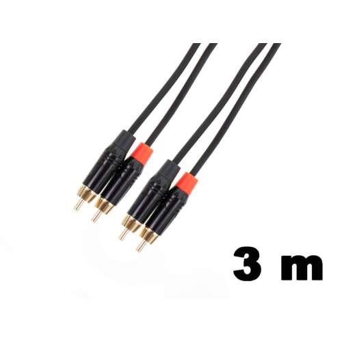 Thunder YC833-3 Sztereó jelkábel (2x RCA – 2x RCA) – (3m) 111295953 - Thunder