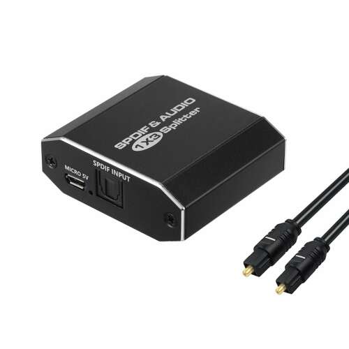 Thunder SPD-103, Optikai Toslink (SPDIF) 1&#215;3 digitális audio elosztó 111296388