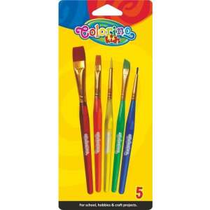 Akril ecset készlet, 5 db-os, Colorino 111299564 - Iskolai ecset