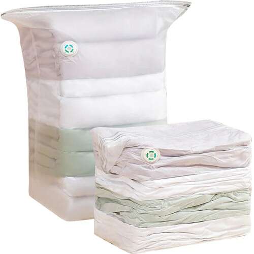 Вакуумна торба за дрехи, спално бельо, одеяла, юргани, дрехи, по-дебела, здрава, 80x100 111300313