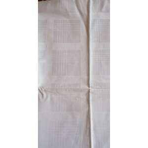 Damasztterítő 90 x 90 cm, pamut, fehér