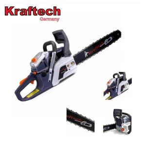 Ferăstrău cu lanț pe benzină Kraftech KT-CHS-58S, 5,8 CP, 73 cm³, 13.500 rpm, ghidaj lanț 45 cm