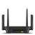 Linksys MR9000 Tri-Band Wi-Fi Router, black, back view, showing ports and connections